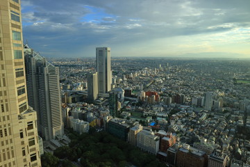Fototapeta na wymiar 都庁からの景色
