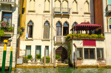 Fototapeta na wymiar houses in Venice