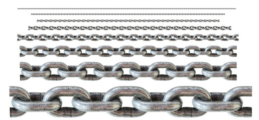 metal alloy steel chains for industrial use, very strong