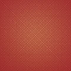 Abstract intricate geometric ornament with golden sparkling lines on red background. Fantasy fractal design. Psychedelic digital art. 3D rendering.