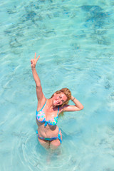 Beauty Young Girl In Holiday