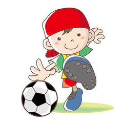 子どもサッカー・キック