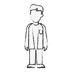 Doctor avatar cartoon icon vector illustration graphic design