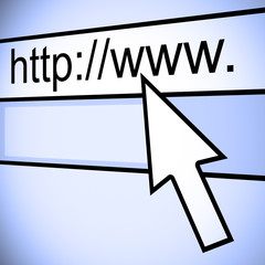 URL of web browser