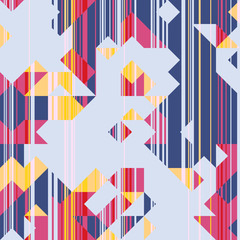Fototapeta premium Triangles Retro Abstract Background