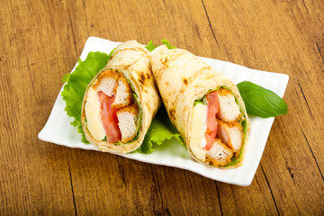 Chicken bread roll