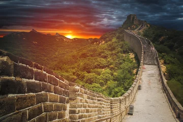 Papier Peint photo autocollant Mur chinois grande muraille chinoise