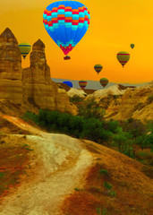 Love valley Hot air balloons