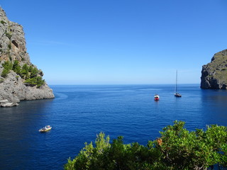 Beautiful nature on the Torrent de Parais, Mallorca