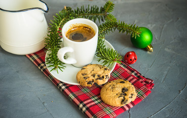 Christmas cup of coffee