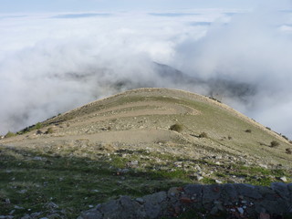 Greant views on the top of mount Jabalcuz, Andalucía (Spain)