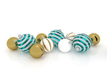 Christmas ornament isolated on white