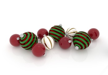 Christmas ornament isolated on white