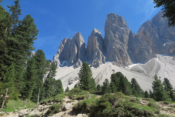 Obraz premium Geisleralm, Villnösstal, Dolomiten