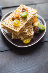 Healthy dinner concept
