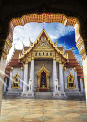 Marble temple in Bangkok, Thailand
