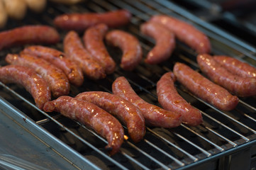 Barbecue on Street food ,Taipei ,Taiwan