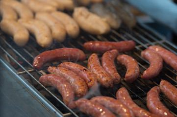 Barbecue on Street food ,Taipei ,Taiwan