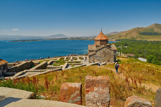 Sevanavank Monastery on Sevan Lake in Armenia