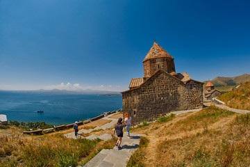Fototapeta na wymiar Sevanavank Monastery in Armenia