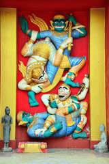 Fototapeta na wymiar art in temple
