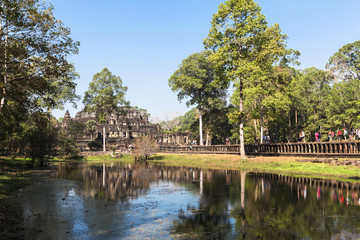 Fototapeta na wymiar The Baphuon temple at Angkor Wat Thom, Cambodia