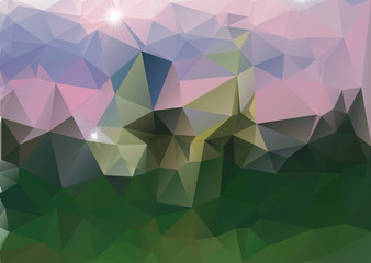 Abstract polygonal background