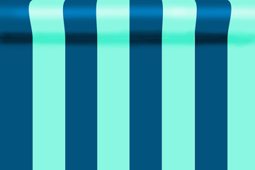 Fondo tridimensional de rayas azules claras y oscuras. 