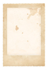 Fototapeta premium Old photo frame. Vintage paper. Retro card