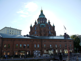 Uspenski Cathedral in Helsinki, Finand