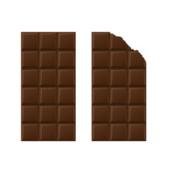Vector chocolate bars