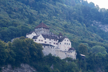 Fototapeta na wymiar Vaduz Castle. Castle on the hill landscape. Vaduz, Liechtenstein, Europe.
