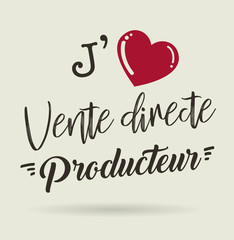 vente directe producteur