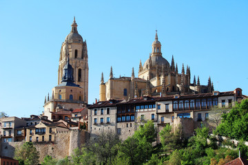 Fototapeta na wymiar Cathedral de Segovia, Spai