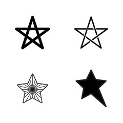 Star Vector Icons Isolated
