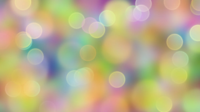 Dromerig bokeh in frisse kleuren
