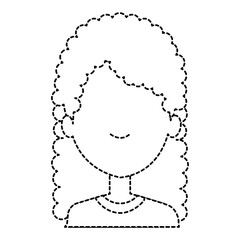 beautiful woman avatar character vector illustration design