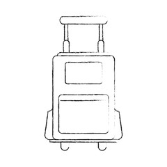 Travel luggage isolated icon vector illustration graphic design