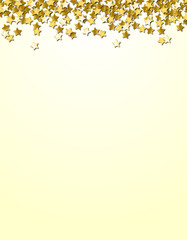 Goldener Sternenregen Hintergrund - Gold