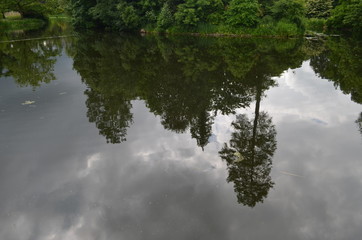Obraz na płótnie Canvas Lake reflection