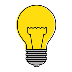 bulb light isolated icon vector illustration design