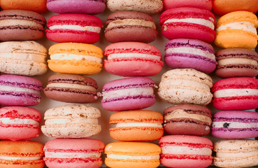 colored macaroon