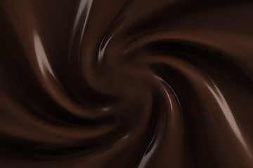 チョコレートクリームのイラストCG