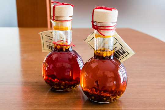 Two Bottles Of Hot Chilli Oil