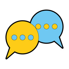 speech bubble isolated icon vector illustration design