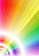 Sunlight Rainbow pattern background illustration