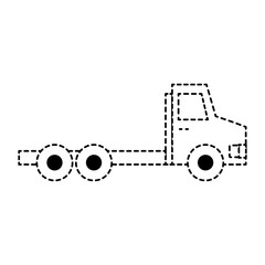 delivery truck isolated icon vector illustration design