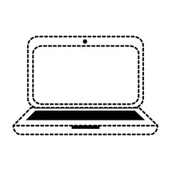 laptop computer isolated icon vector illustration design