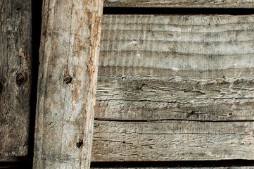 texture of an old ruined wooden doors
