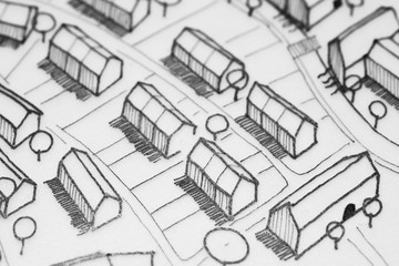 3D Hand Made Urban illustration